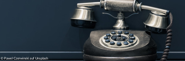 Telefon mit Wählscheibe