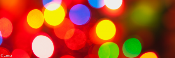 Bunte Lichtpunkte