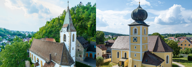 Johanniskirche Rosenberg & Michaelskirche Poppenricht